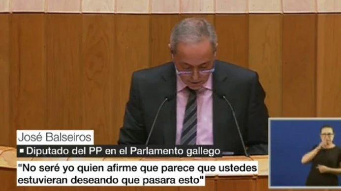 José Balseiros, diputado del PP en el Parlamento gallego