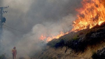 Incendio en Degaña, Asturias