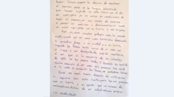 Carta de un alumno a su profesor tras los incendios en Galicia
