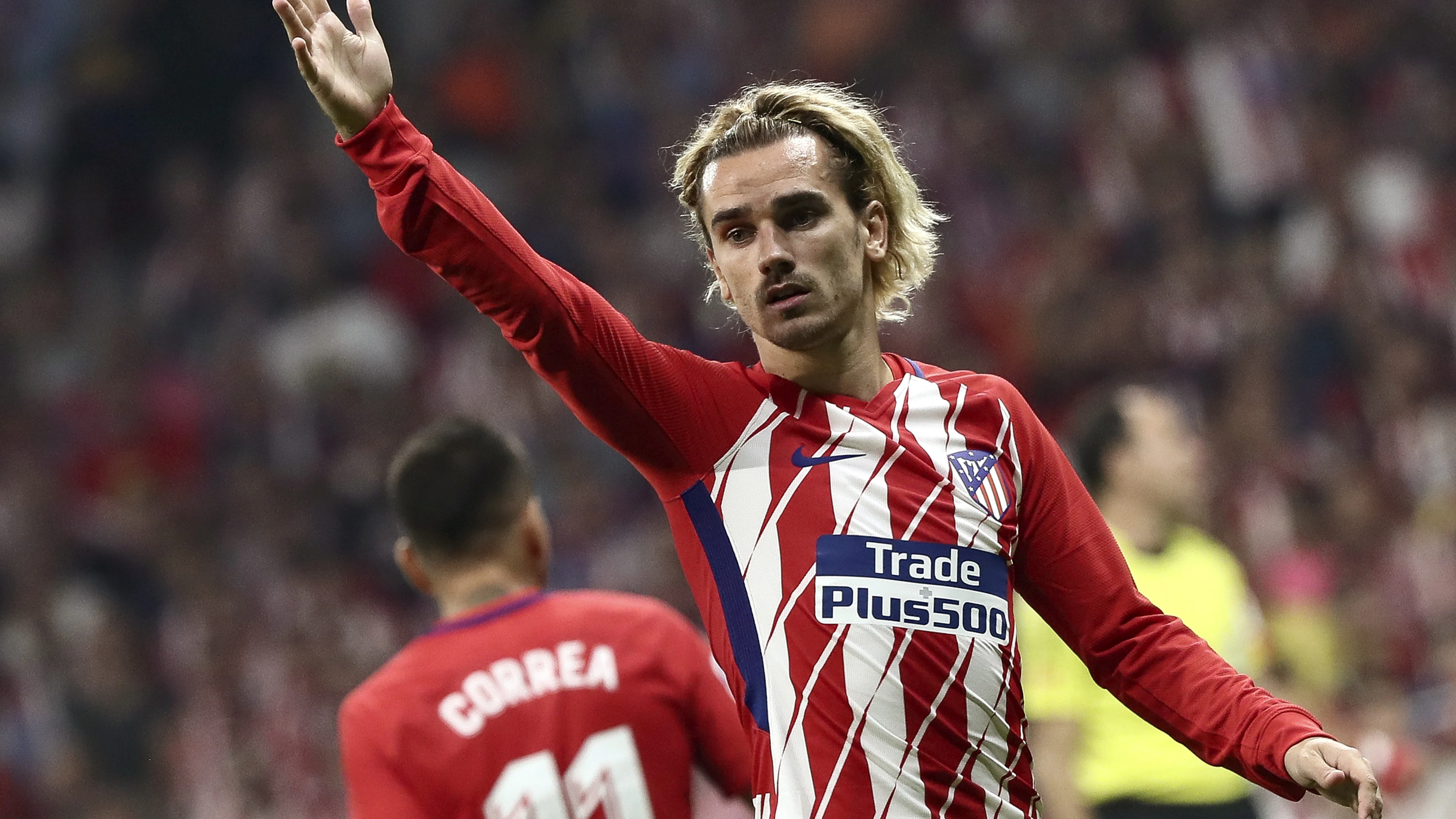 Griezmann, en un partido del Atl&eacute;tico de Madrid