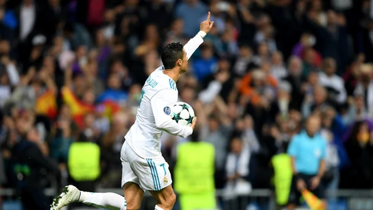 Cristiano Ronaldo celebra el 1-1 ante el Tottenham Cristiano Ronaldo celebra el 1-1 ante el Tottenham