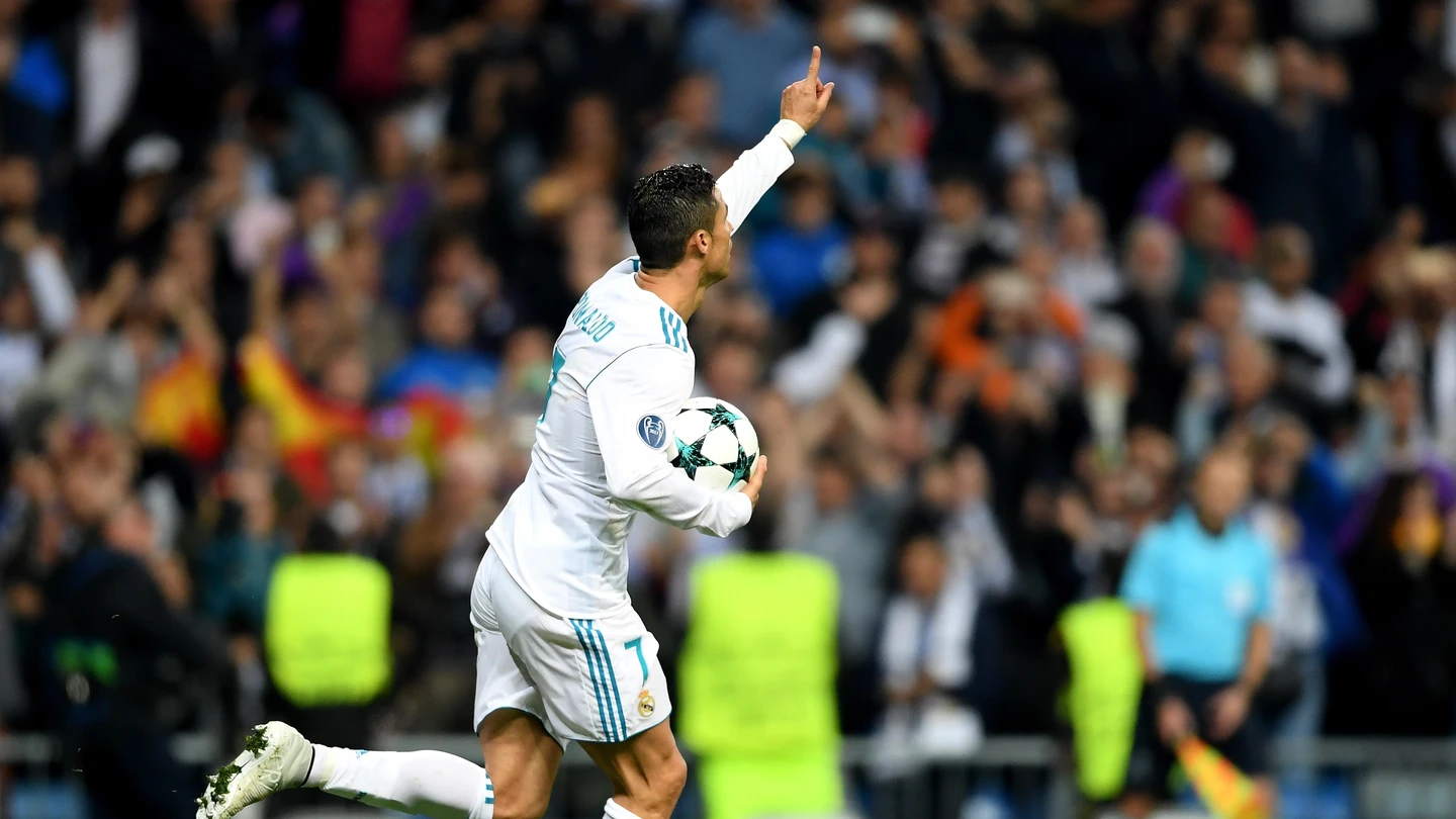 Cristiano Ronaldo celebra el 1-1 ante el Tottenham Cristiano Ronaldo celebra el 1-1 ante el Tottenham