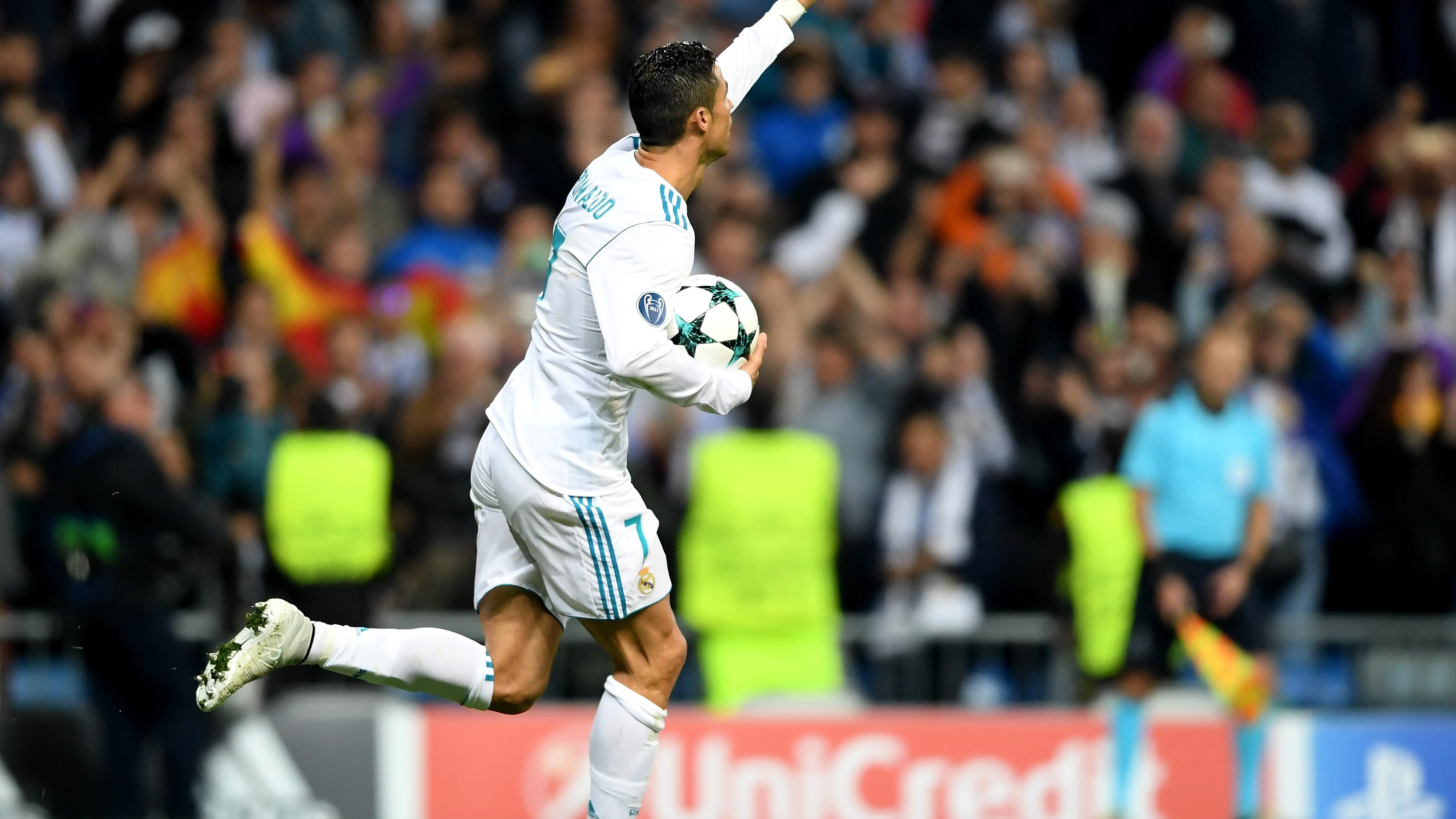 Cristiano Ronaldo celebra el 1-1 ante el Tottenham