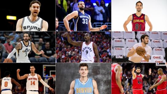 Los nueve espa&ntilde;oles que jugar&aacute;n la NBA 2017/2018