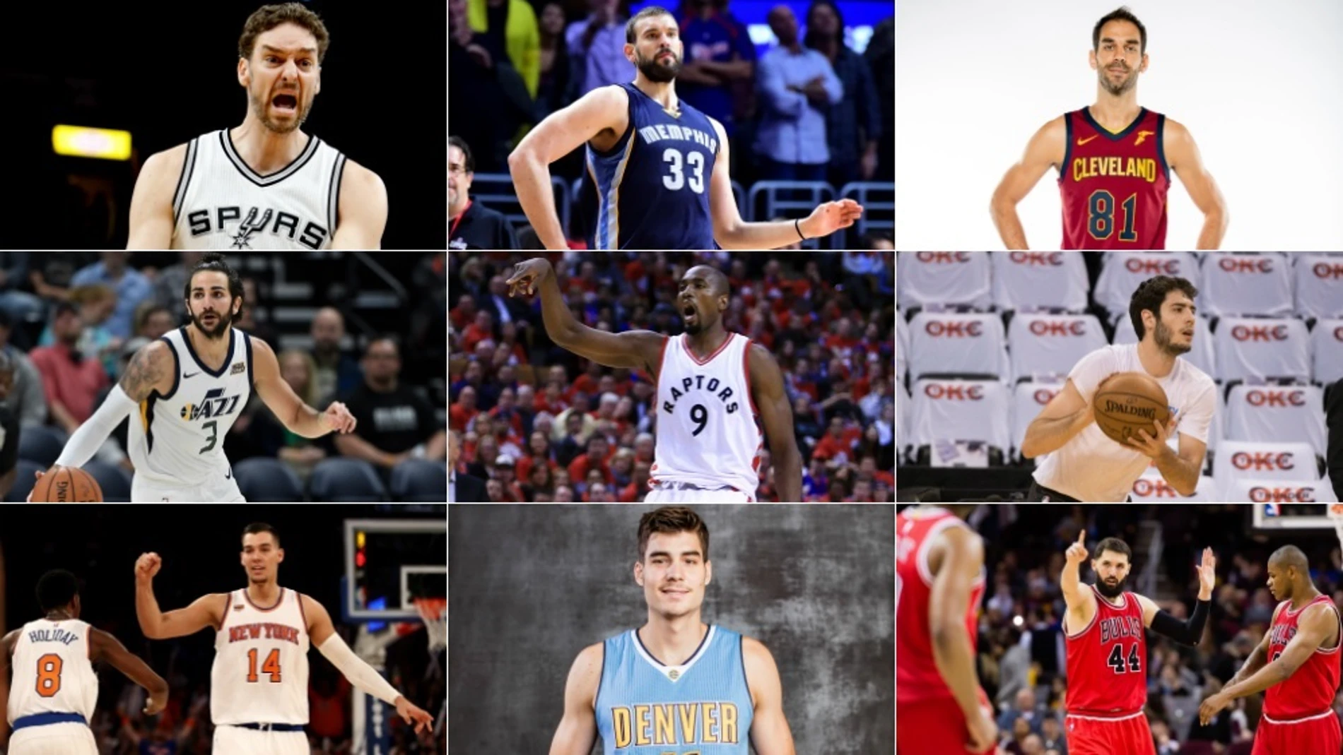 Los nueve españoles que jugarán la NBA 2017/2018