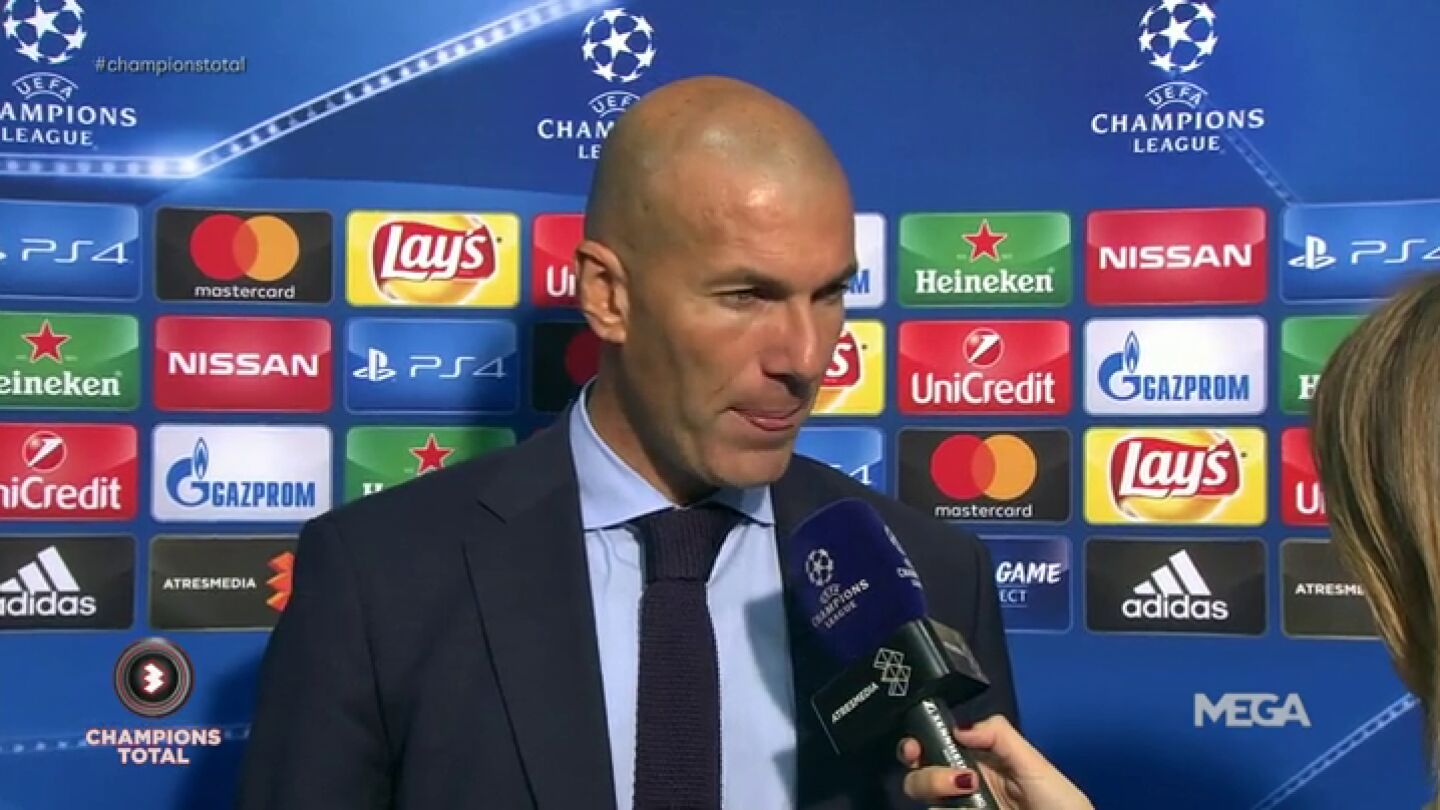 Zidane: "Es dif&iacute;cil aceptar que metieran un gol despu&eacute;s de nuestro buen juego"