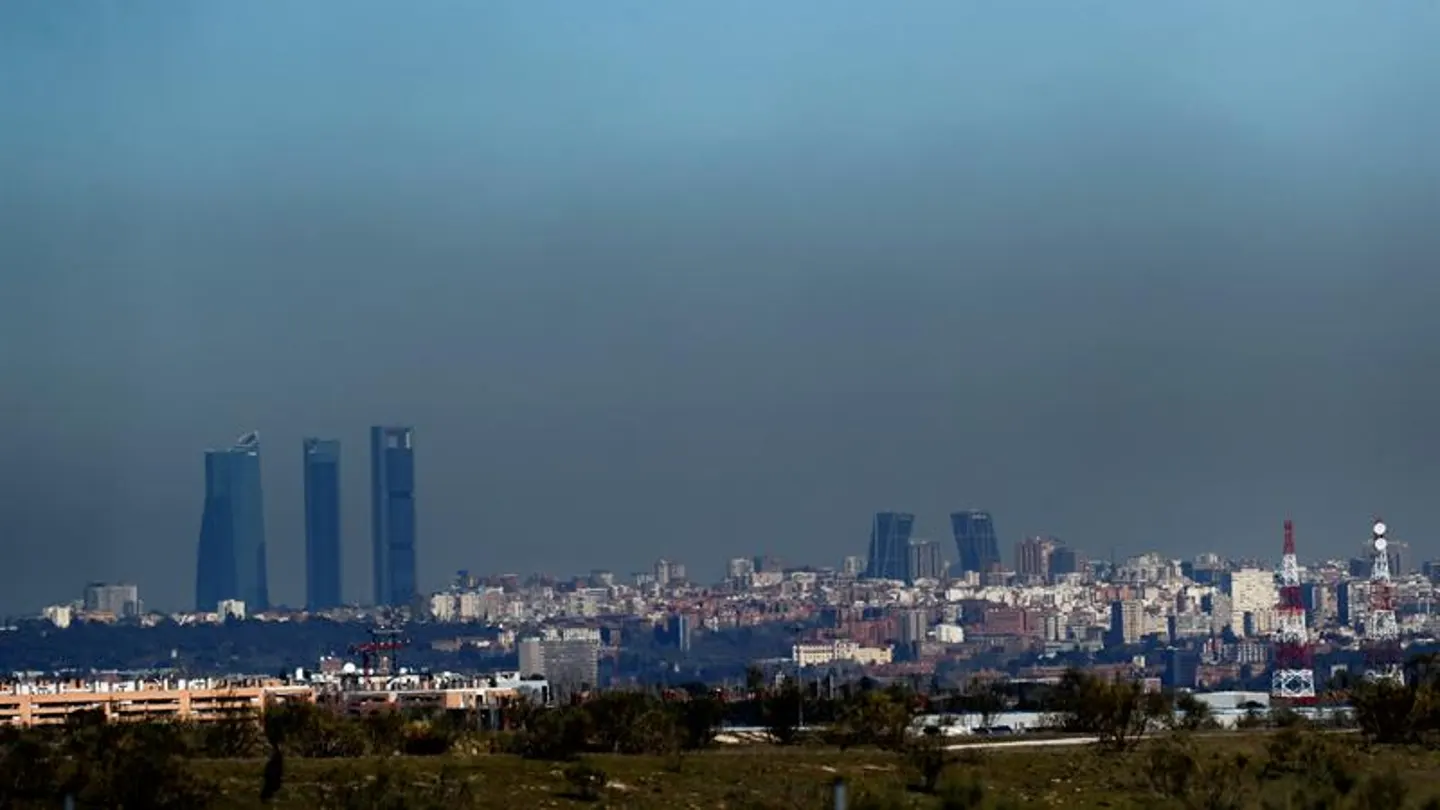 Boina de contaminación en Madrid Boina de contaminación en Madrid