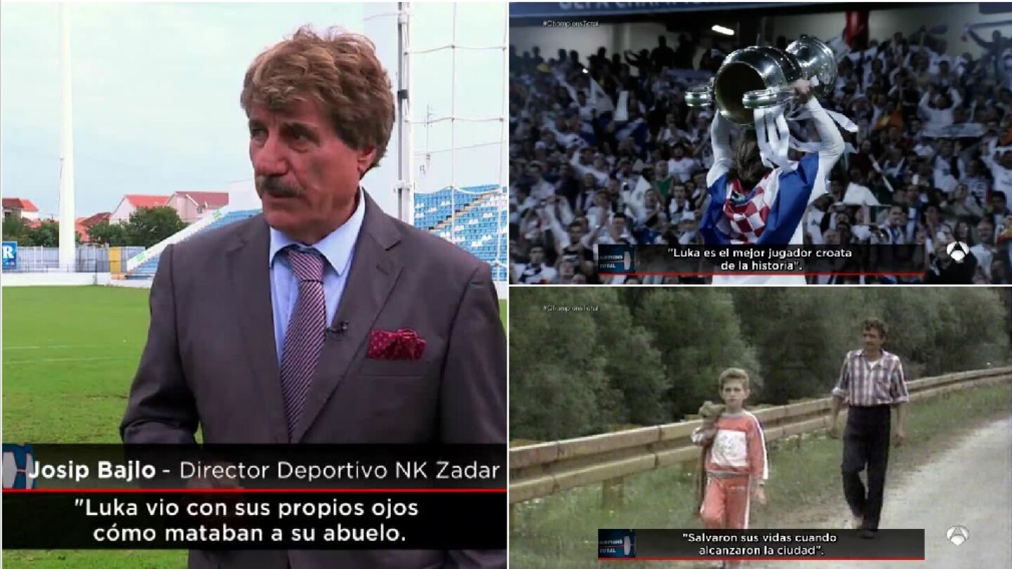La complicada infancia de Luka Modric