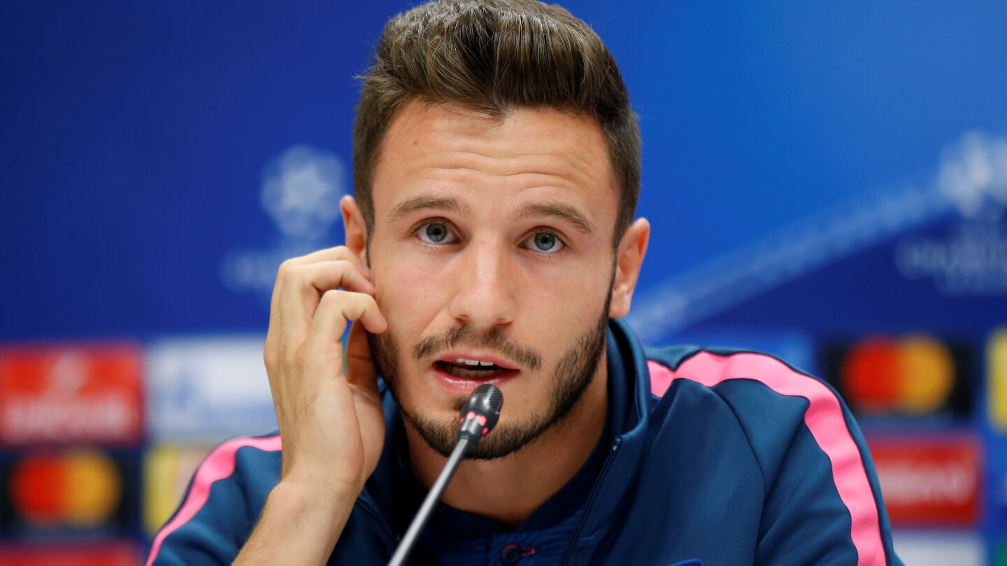 Sa&uacute;l, durante la rueda de prensa