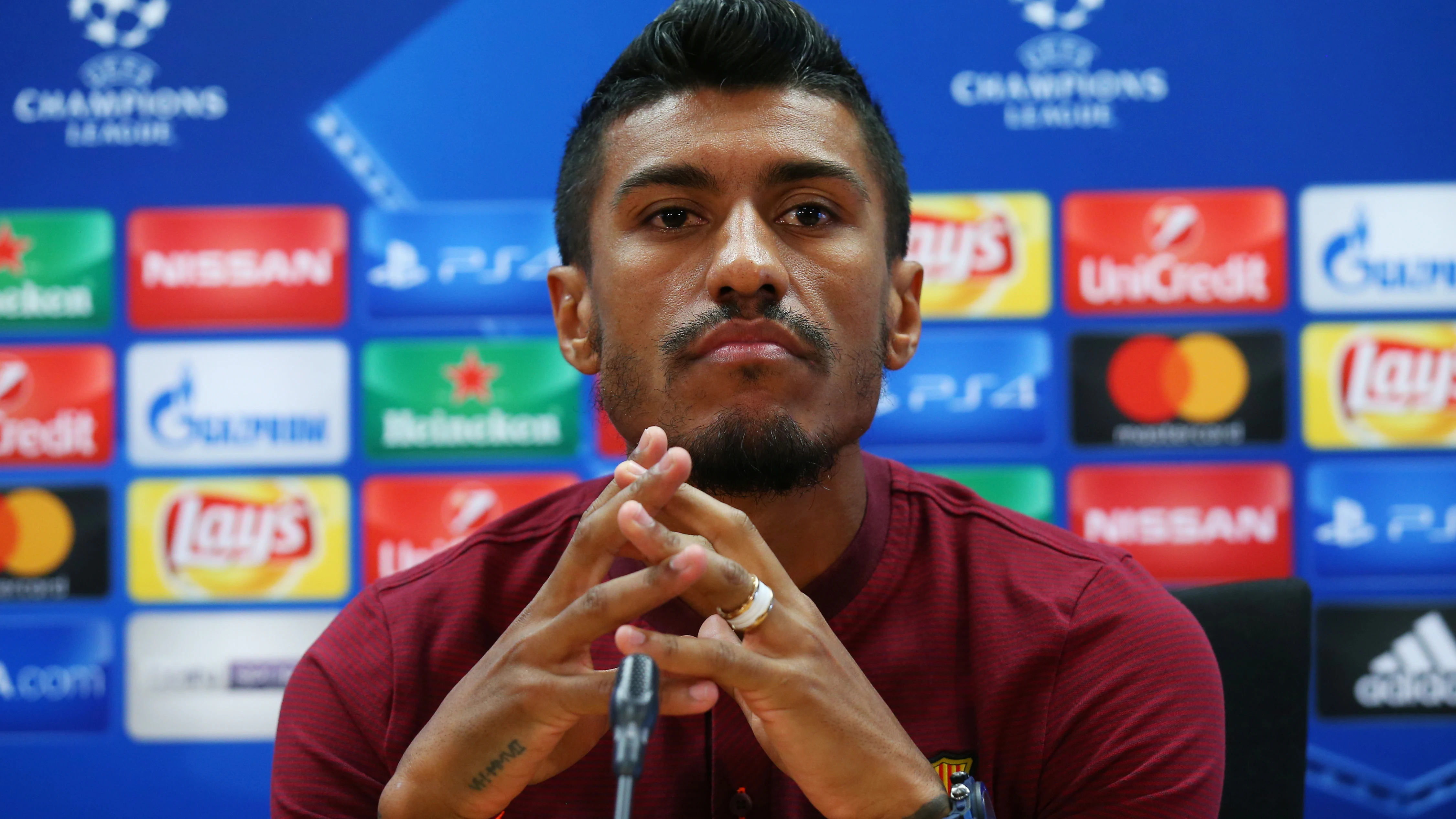 Paulinho, en rueda de prensa