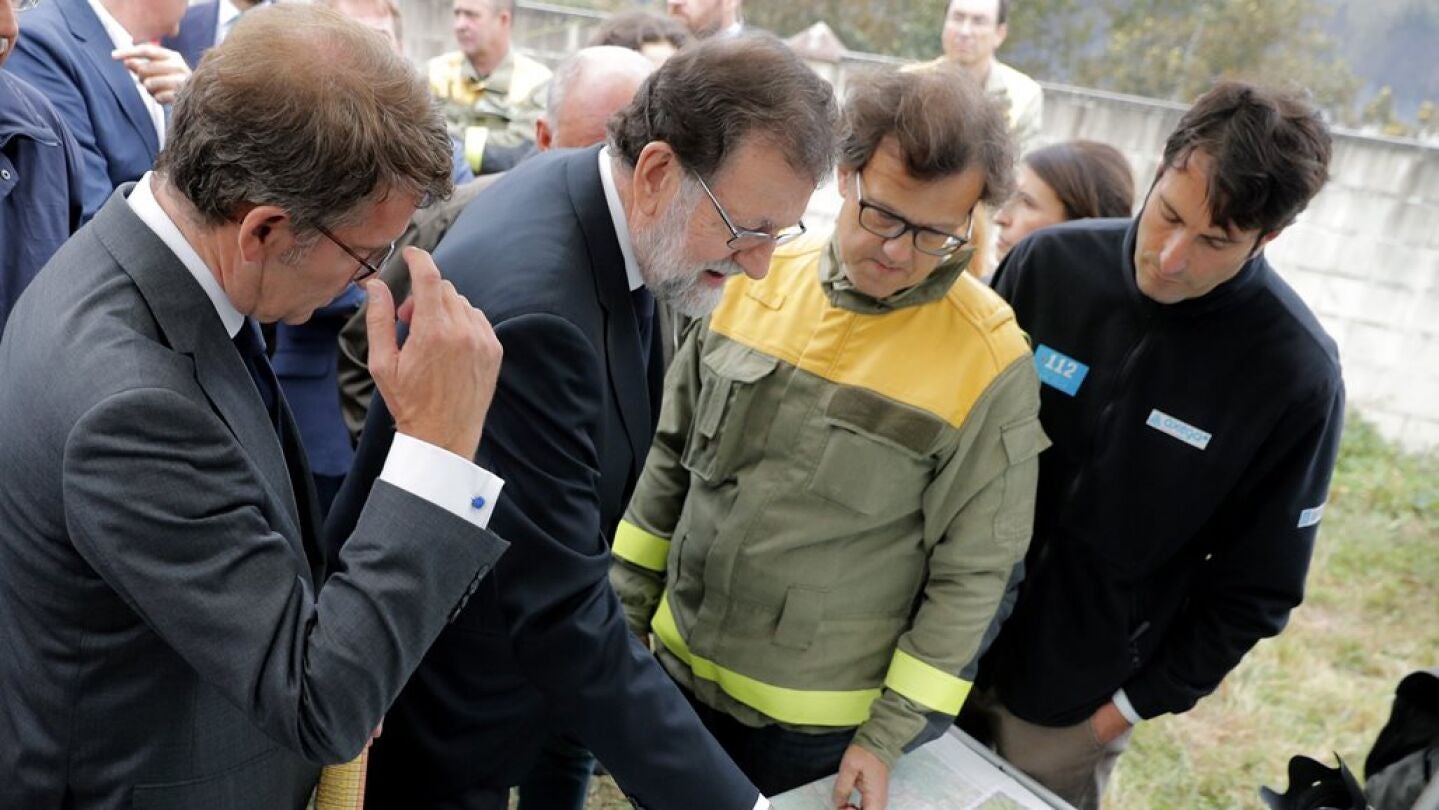 Mariano Rajoy en Pazos de Borb&eacute;n (Pontevedra)