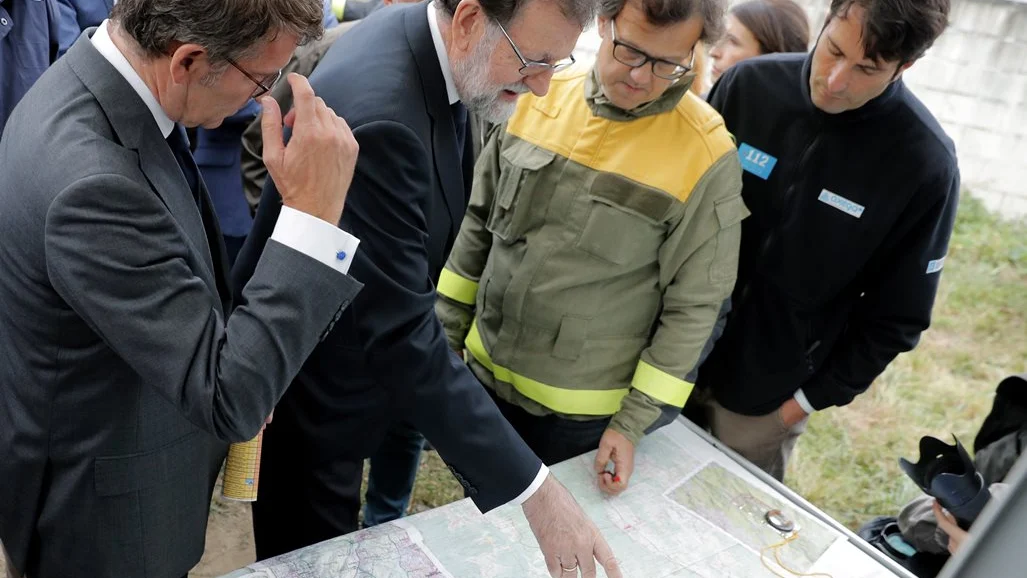 Mariano Rajoy en Pazos de Borbén (Pontevedra)