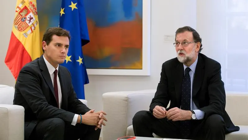 Albert Rivera y Mariano Rajoy