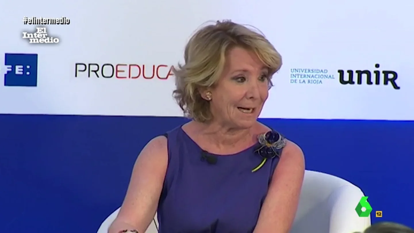 Esperanza Aguirre Esperanza Aguirre en entrevista
