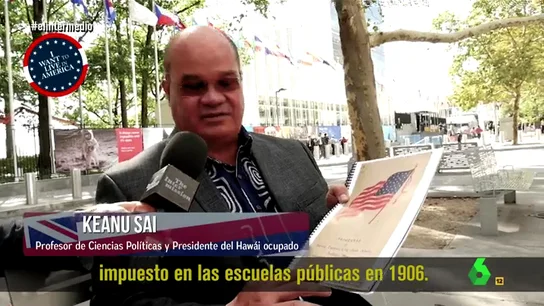 Keanu Sai, presidente del Hawái ocupado Libro