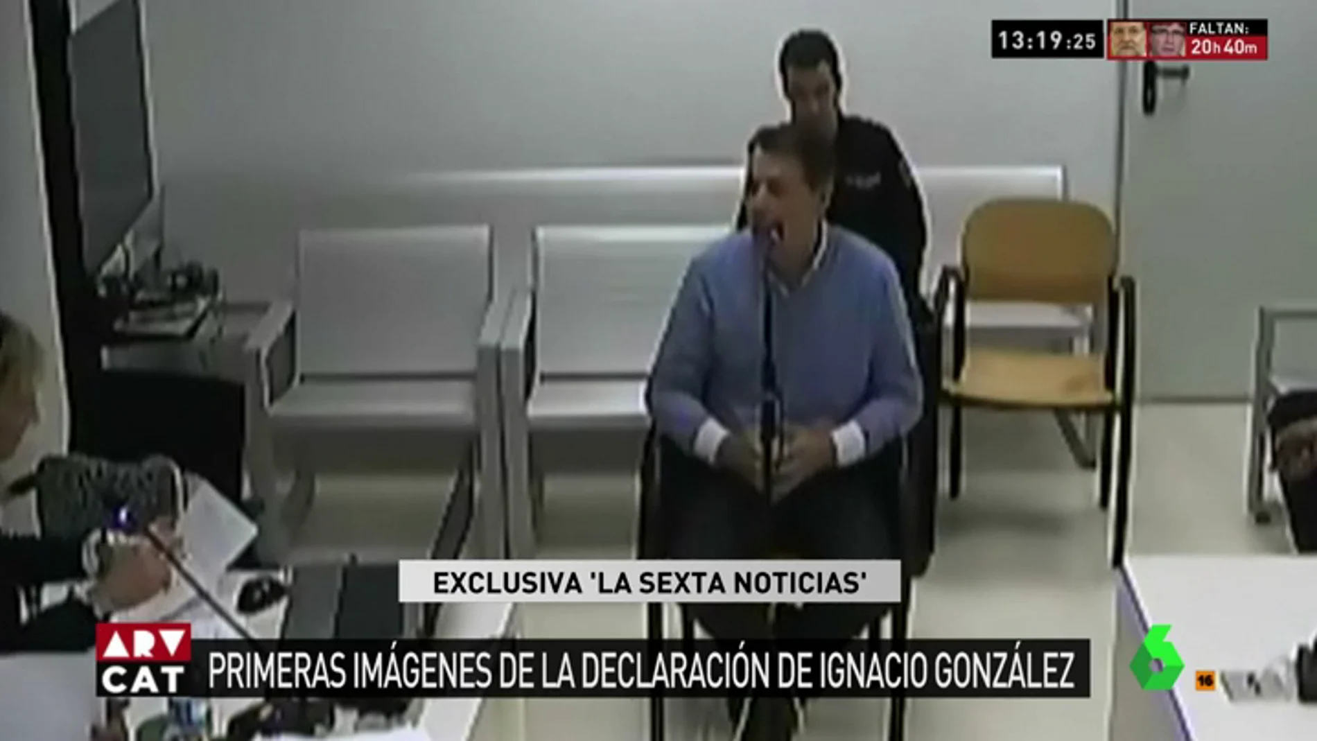 Ignacio González declara ante el juez Velasco