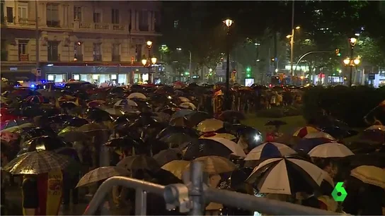 Concentración en Barcelona contra la independencia Concentración en Barcelona contra la independencia