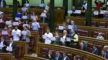 Unidos Podemos y el PdeCat piden en el Congreso la libertad de Sànchez y Cuixart