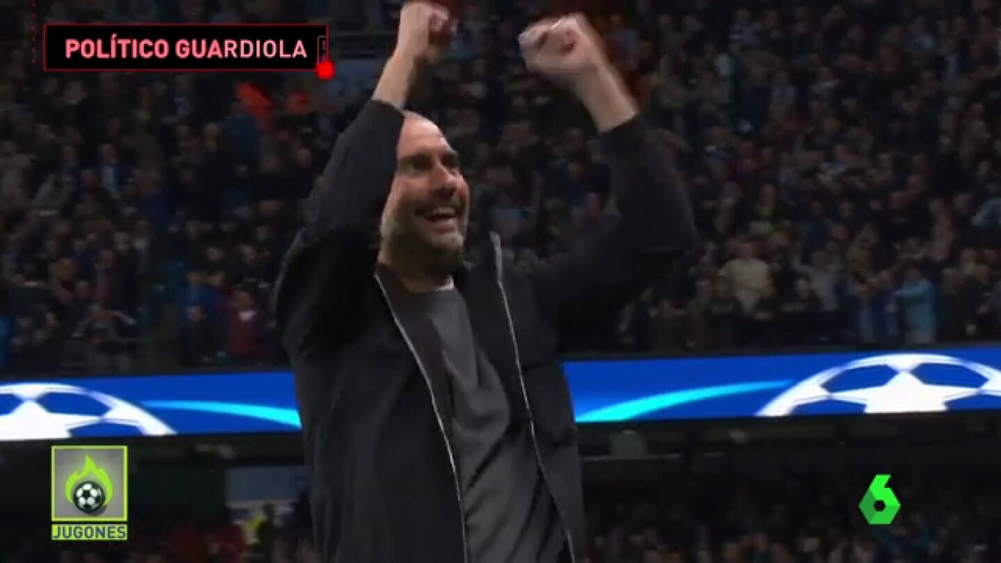 GUARDIOLA DEDICA LA VICTORIA A 'LOS JORDIS'