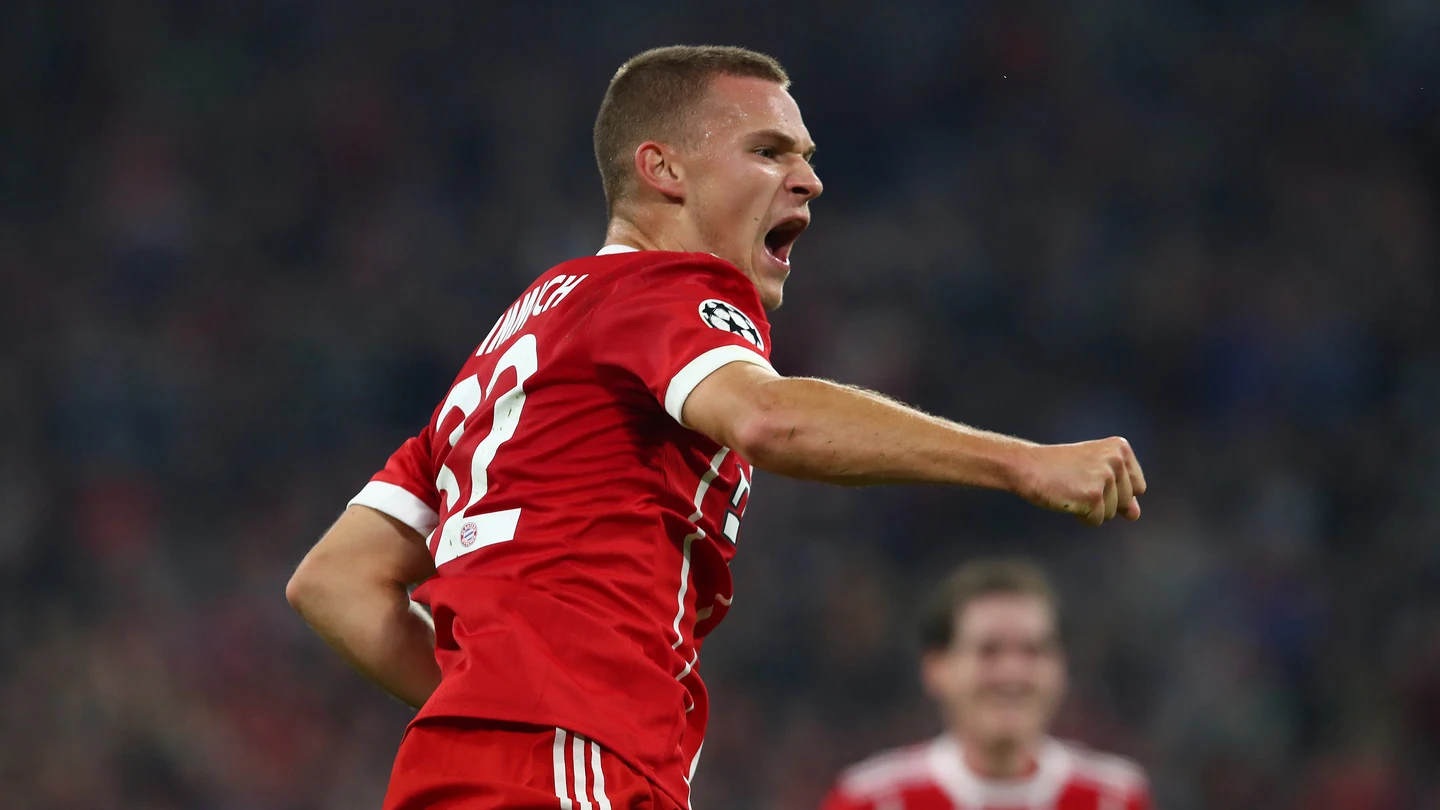 Kimmich celebra su gol contra el Celtic Kimmich celebra su gol contra el Celtic