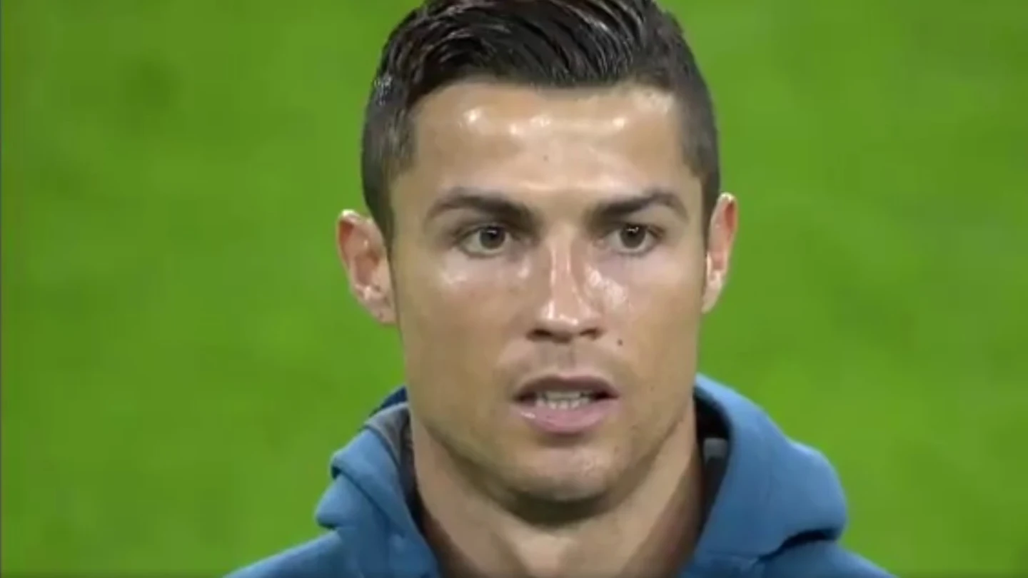 Cristiano, antes de un partido de Champions con el Madrid Cristiano, antes de un partido de Champions con el Madrid