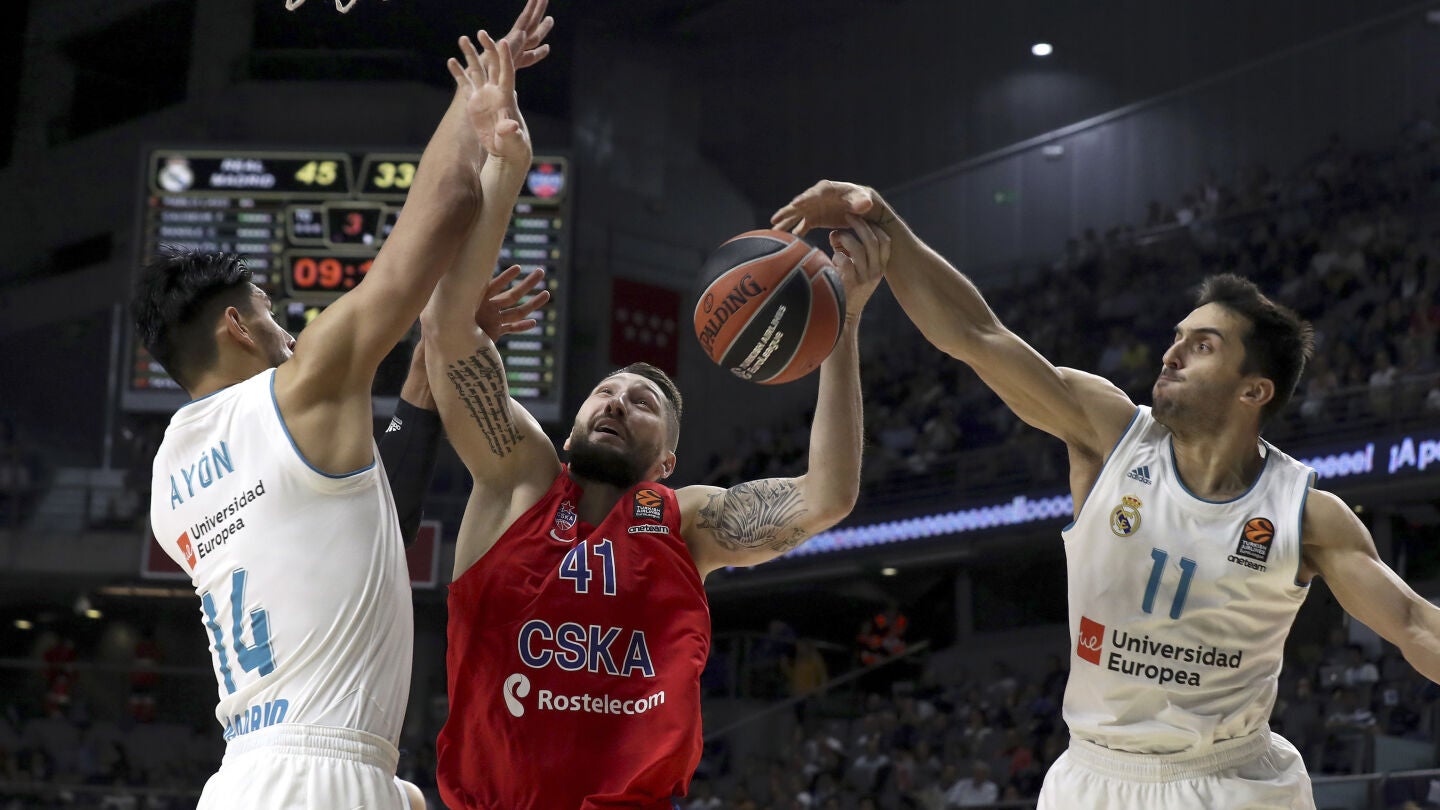 Kurbanov trata de entrar a canasta entre Ay&oacute;n y Campazzo