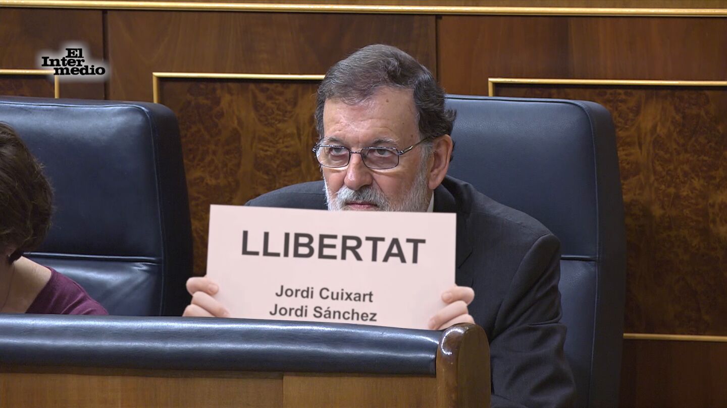 Mariano Rajoy pide sorprendentemente "libertat" para los catalanes Jordi Cuixart y S&aacute;nchez