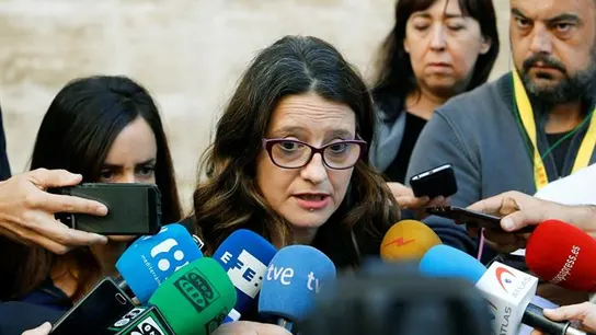 La vicepresidenta del Consell, Mónica Oltra, comparece ante los medios de comunicación La vicepresidenta del Consell, Mónica Oltra, comparece ante los medios de comunicación