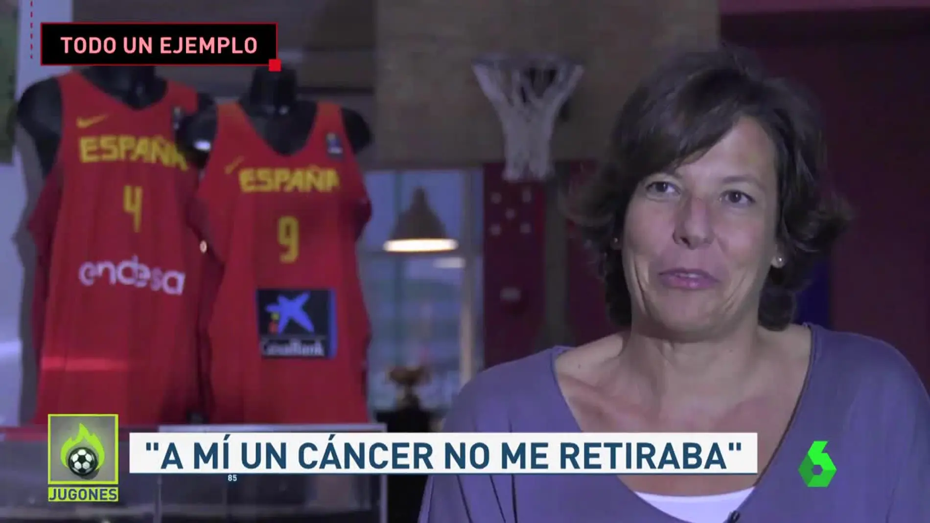 Laura Grande, exinternacional de la selección española de baloncesto