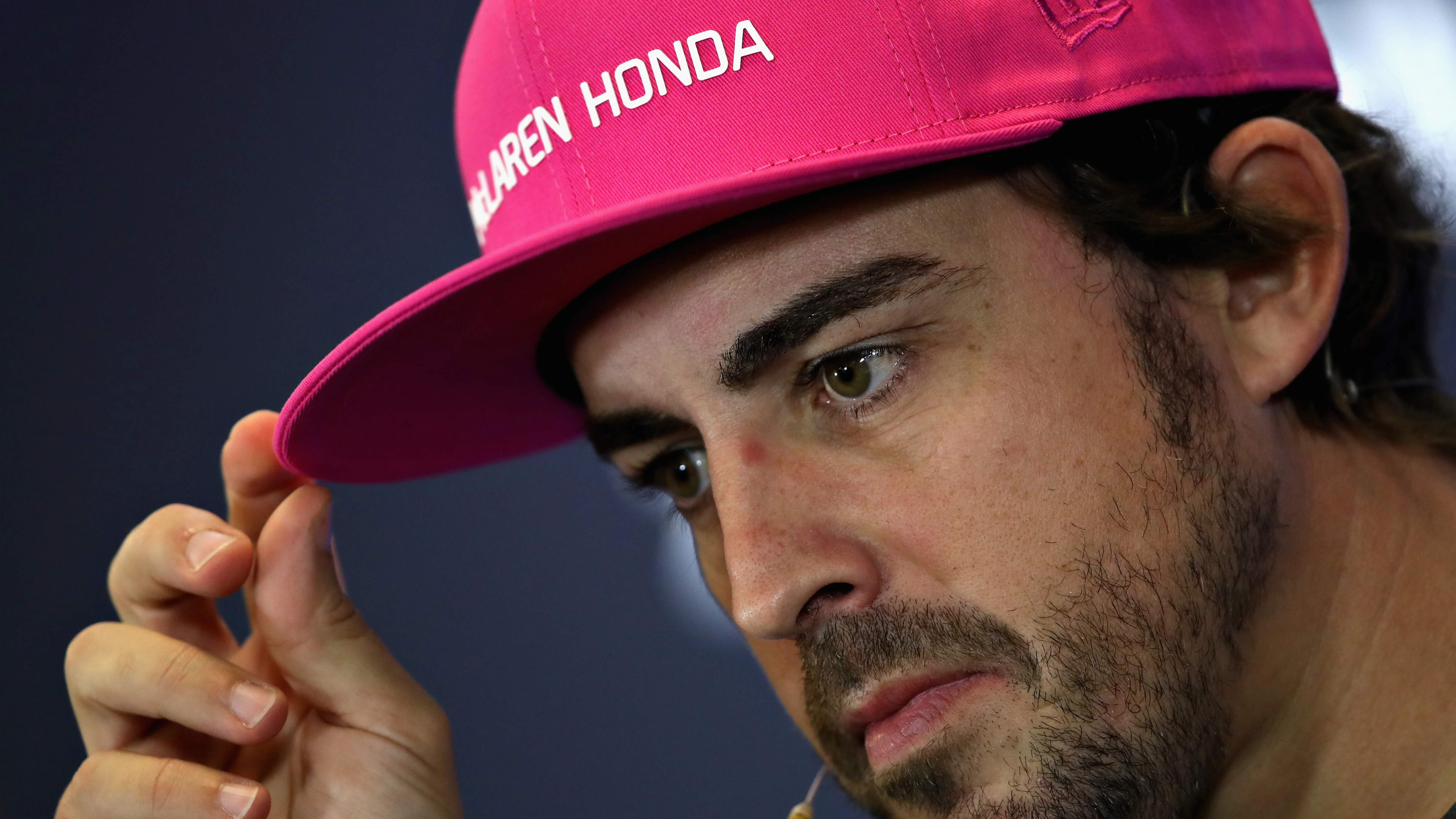 Fernando Alonso, en la rueda de prensa en Austin