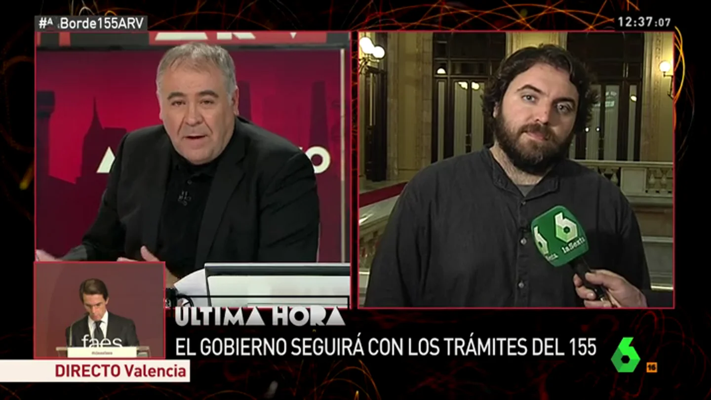 Ferran Pedret: "Parece que las dos partes estén buscando pretextos para aplicar el 155 o para declarar la independencia" Ferran Pedret: "Parece que las dos partes estén buscando pretextos para aplicar el 155 o para declarar la independencia"