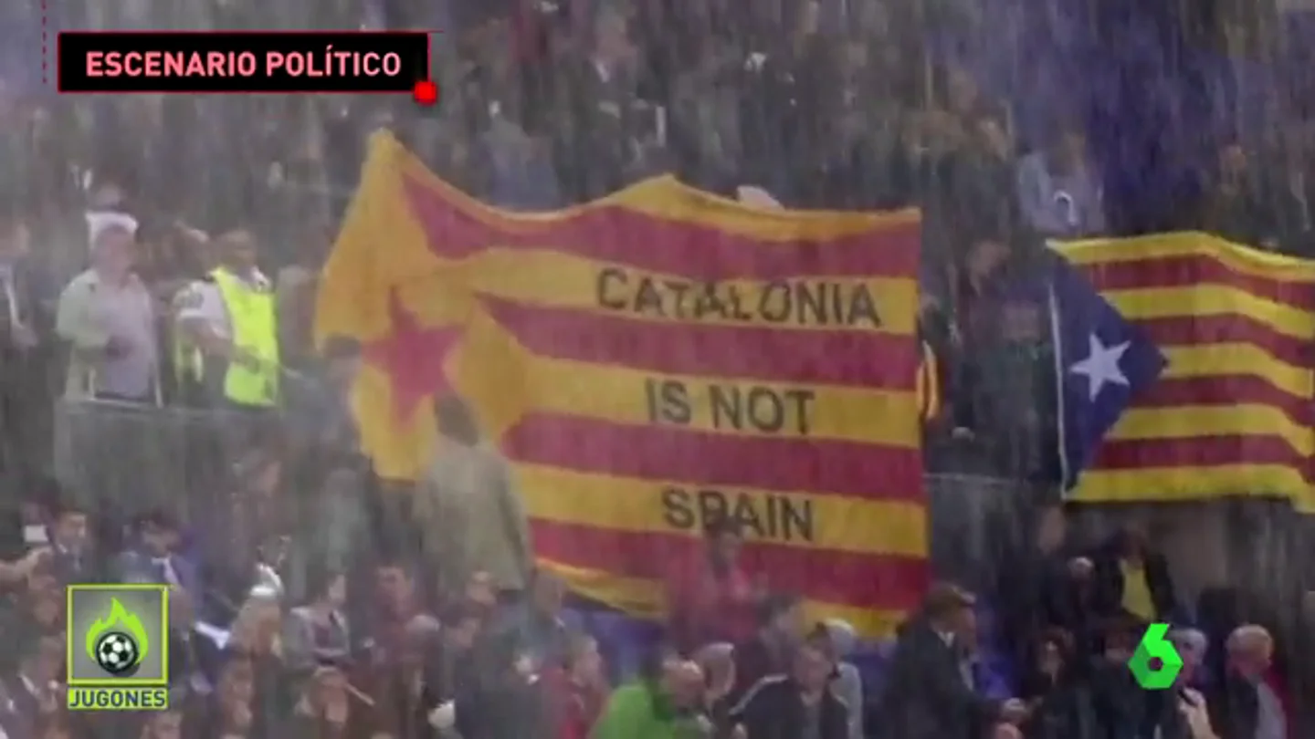 EL CAMP NOU POLITIZADO EL CAMP NOU POLITIZADO
