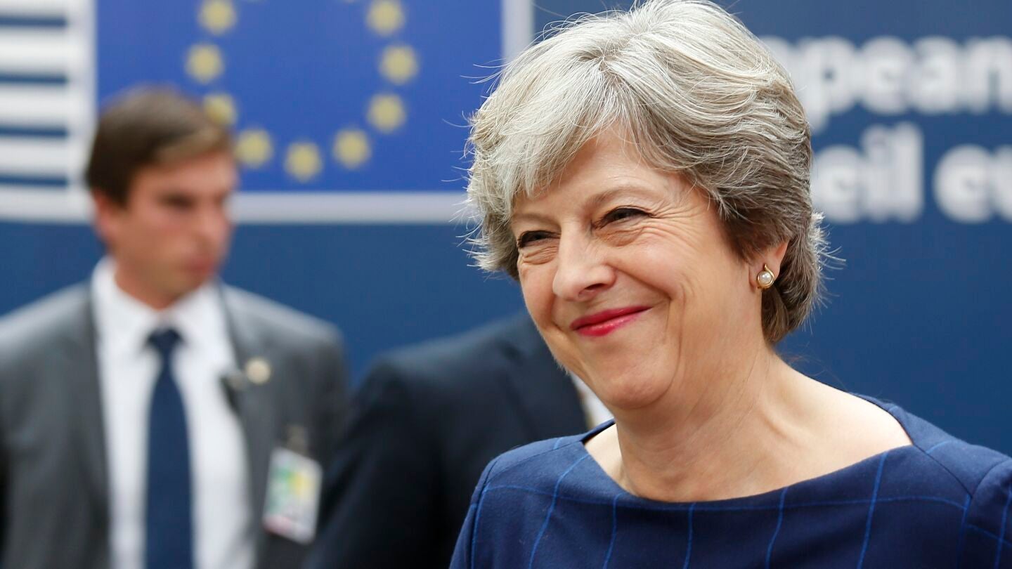  La primera ministra brit&aacute;nica, Theresa May