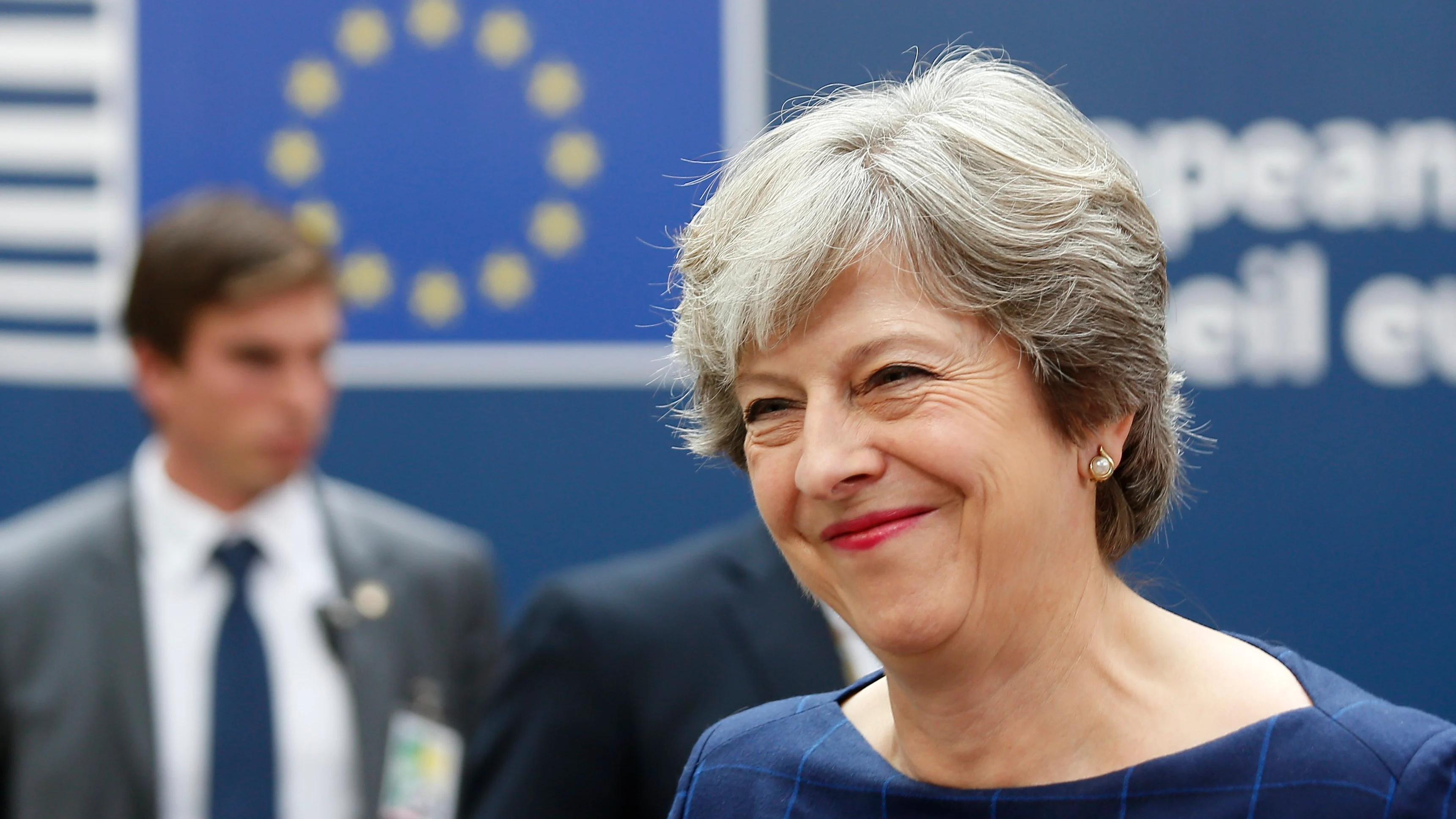  La primera ministra británica, Theresa May