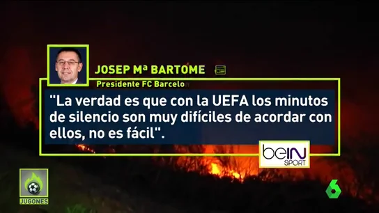 El Barcelona se olvida de las víctimas en los incendios de Galicia El Barcelona se olvida de las víctimas en los incendios de Galicia
