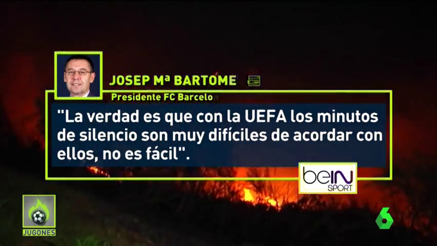 El Barcelona se olvida de las v&iacute;ctimas en los incendios de Galicia