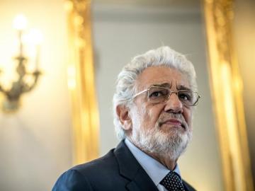 El tenor español Plácido Domingo El tenor español Plácido Domingo