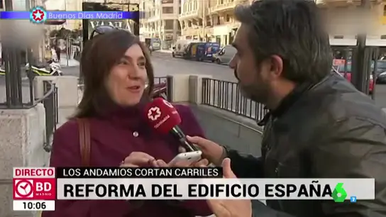 Los 'zascas' de José Antonio Masegosa en su búsqueda fallida de viandantes molestos en Madrid Los 'zascas' de José Antonio Masegosa en su búsqueda fallida de viandantes molestos en Madrid
