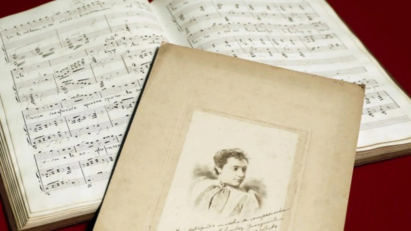 La partitura manuscrita de Maria Lluïsa Casagemas La partitura manuscrita de Maria Lluïsa Casagemas