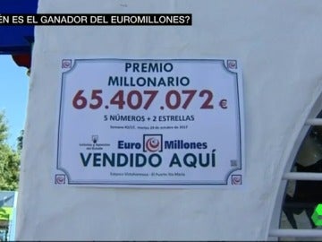 Número ganador de 65 millones de euros Número ganador de 65 millones de euros
