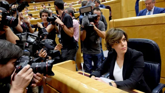 Soraya Sáenz de Santamaría en el Senado Soraya Sáenz de Santamaría en el Senado
