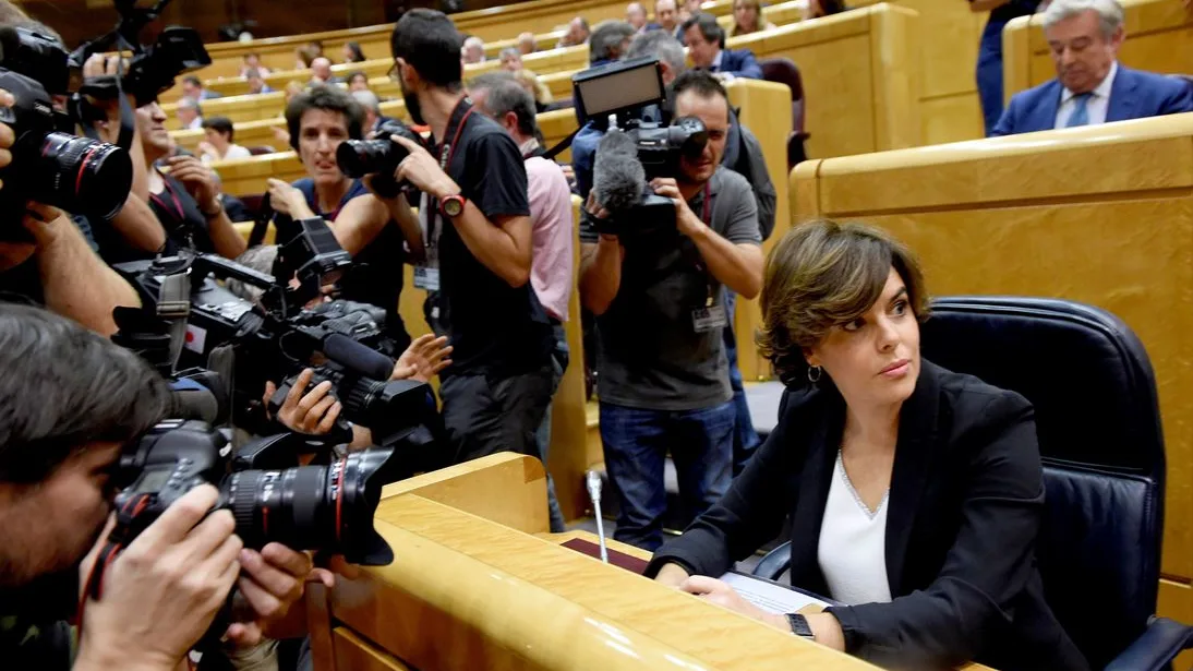 Soraya Sáenz de Santamaría en el Senado