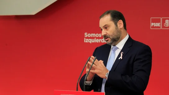 José Luis Ábalos en Ferraz José Luis Ábalos en Ferraz