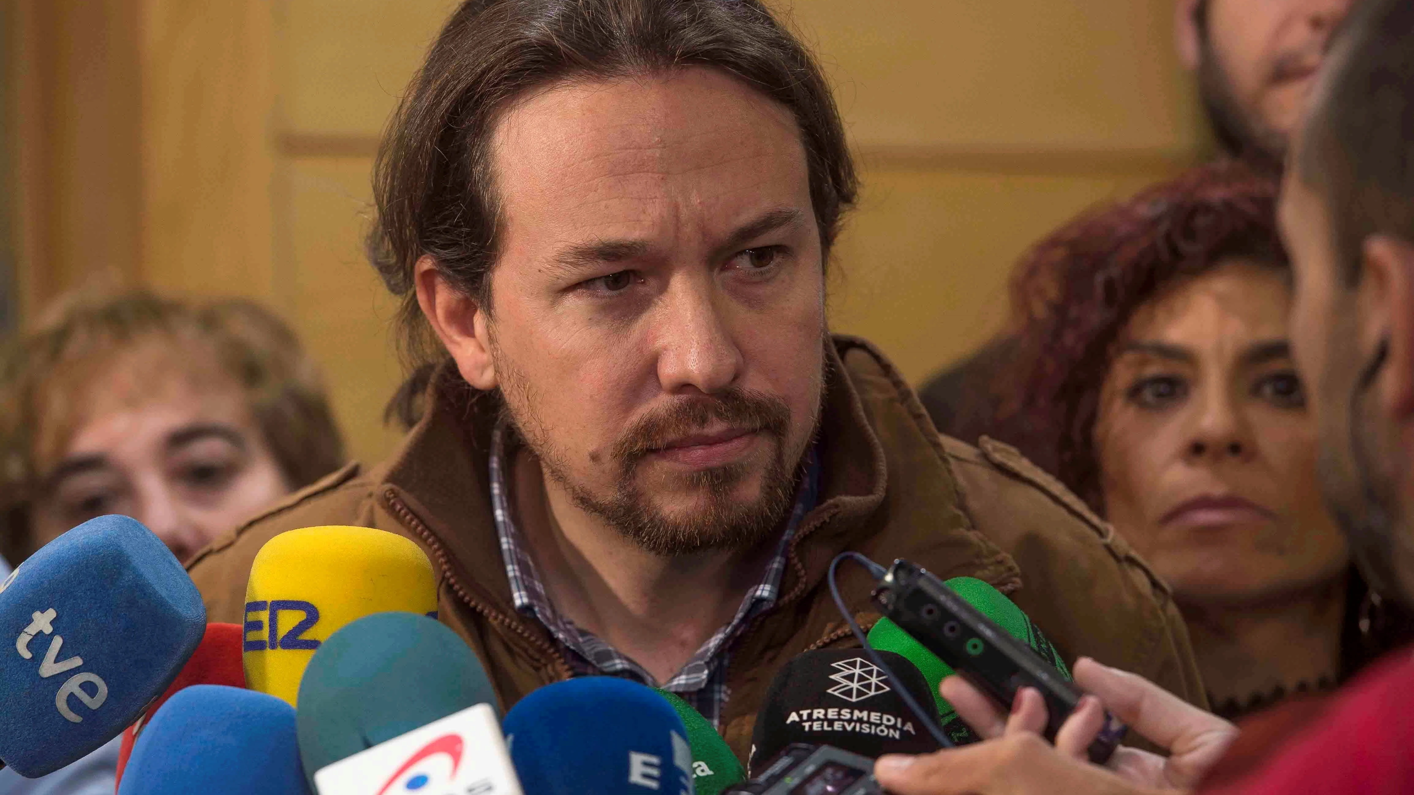 El secretario general de Podemos, Pablo Iglesias