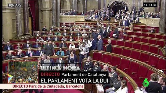 Espantada de los diputados de Ciudadanos, PSC y PPC Espantada de los diputados de Ciudadanos, PSC y PPC