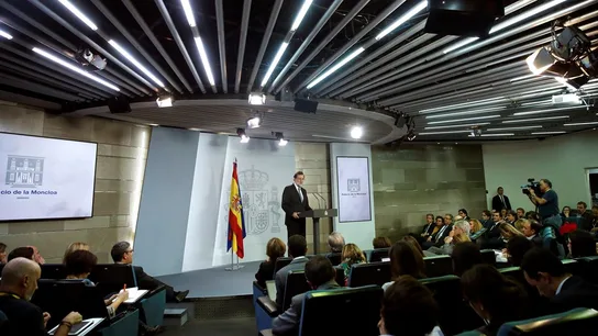 Mariano Rajoy en rueda de prensa tras el Consejo de Ministros Mariano Rajoy en rueda de prensa tras el Consejo de Ministros