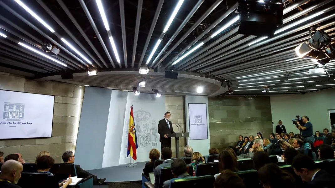 Mariano Rajoy en rueda de prensa tras el Consejo de Ministros