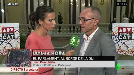 El portavoz de CSQP en el Parlament, Joan Coscubiela El portavoz de CSQP en el Parlament, Joan Coscubiela
