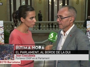 El portavoz de CSQP en el Parlament, Joan Coscubiela El portavoz de CSQP en el Parlament, Joan Coscubiela