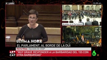 La diputada de Catalunya Sí que es Pot, Marta Ribas
